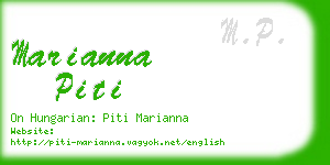 marianna piti business card